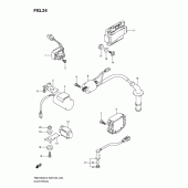Схема узла: Электрооборудование для Suzuki RMX450