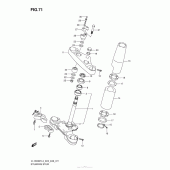 Схема вузла: Рульова траверса Suzuki VL1500 Boulevard C90T BOSS
