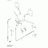 Схема вузла: Кермо & Тросики для Suzuki UC125 Epicuro
