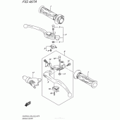 Схема вузла: Ручки керма для Suzuki DL650 V-Strom