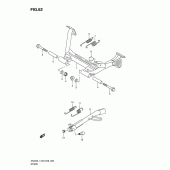 Схема вузла: Підставка для Suzuki AN400 Burgman (EU analogue of SkyWave)