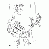 Схема вузла: Електропроводка (Gsx-r750k4/k5) для Suzuki GSX-R750