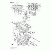 Схема узла: Картер двигателя для Suzuki GSX-R600