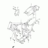 Схема вузла: Рама для Suzuki GZ125 Marauder