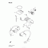 Схема вузла: Електроустаткування для Suzuki GW250 Inazuma