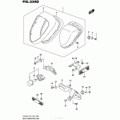 Схема вузла: Задній ліхтар (Стоп-сигнал) (Vl800Tl6 E03) для Suzuki VL800 Boulevard C50T