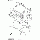 Схема вузла: Throttle Body Hose/joint (Gsx1300Ral6 E33) для Suzuki GSX1300 Hayabusa