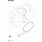 Схема вузла: Seat (An650Zl6 E28) для Suzuki AN650 Burgman (EU analogue of SkyWave)