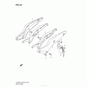 Схема вузла: Кронштейн заднього крила Suzuki VZ1500 Boulevard M90