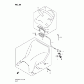 Схема узла: Сиденье для Suzuki GSR750