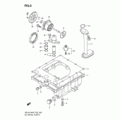 Схема вузла: Насос масляний & Піддон для Suzuki GSX-R1000