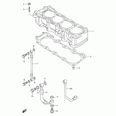 Схема вузла: Циліндр для Suzuki GSX-R750