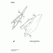 Схема вузла: Бічні панелі (Rm-z450k8/k9/l0) для Suzuki RM-Z450