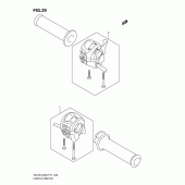 Схема узла: Пульт управления рулевой для Suzuki EN125