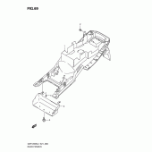 Схема вузла: Заднє крило (Gsf1250sal1 e24) для Suzuki GSF1250 Bandit S