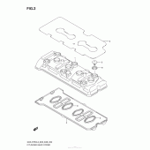 Схема узла: Клапанная крышка для Suzuki GSX-R750