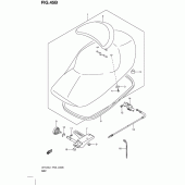 Схема узла: Сиденье (Model racing p19) для Suzuki UH125 Burgman