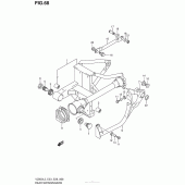 Схема узла: Задний рычаг (Маятник) для Suzuki VZ800 Boulevard M50