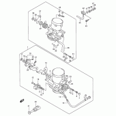 Схема вузла: Дросельна заслінка (Model v) для Suzuki TL1000