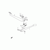 Схема узла: Подставка для Suzuki VZ800 Marauder