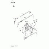 Схема вузла: Троси для Suzuki VZ1600 Marauder M1600
