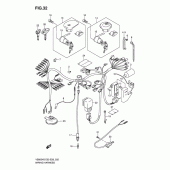 Схема вузла: Електропроводка Suzuki VS800 Boulevard S50