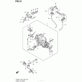 Схема вузла: Throttle Body (Vl800Cl4 E28) для Suzuki VL800 Boulevard C50T