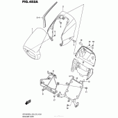 Схема вузла: Накладка фари (For Bbd) (Vzr1800Bzl6 E28) для Suzuki VZR1800 Boulevard M109R