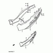 Схема вузла: Бічні панелі (Model) для Suzuki GSX-R1100