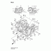 Схема узла: Картер двигателя для Suzuki VS800 Boulevard S50