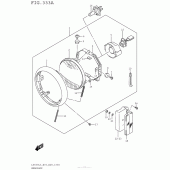 Схема вузла: Фара для Suzuki LS650 Boulevard S40