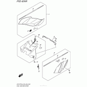Схема вузла: Накладка паливного бака Suzuki GSX-S750