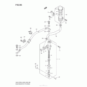 Схема узла: Задний тормозной цилиндр для Suzuki GSX-R750
