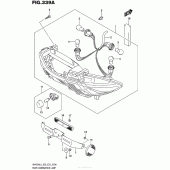 Схема вузла: Задній ліхтар (Стоп-сигнал) для Suzuki AN400 Burgman (EU analogue of SkyWave)