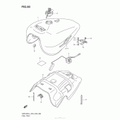 Схема узла: Топливный бак (Vzr1800Zl4 E03) для Suzuki VZR1800 Boulevard M109R