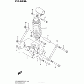 Схема узла: Рычаг прогрессии (Gsx1300Ral6 E03) для Suzuki GSX1300 Hayabusa