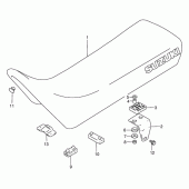 Схема вузла: Сидіння для Suzuki DF200