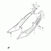 Схема вузла: Бічні панелі (Model x) для Suzuki GS500