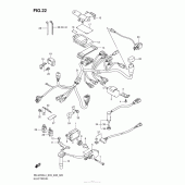 Схема вузла: Електроустаткування для Suzuki RM-Z250