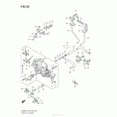 Схема узла: Throttle Body (Vl800C E33) для Suzuki VZ800 Boulevard M50