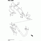 Схема вузла: Вихлопна система (Dr650Sel6 E28) для Suzuki DR650 DR650SE