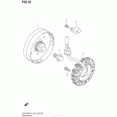 Схема вузла: Генератор для Suzuki GSX-R750