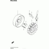 Схема вузла: Генератор для Suzuki GSX-S1000