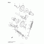 Схема вузла: Розподільний вал & Клапан для Suzuki VL1500 Boulevard C90T BOSS