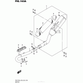 Схема вузла: Вихлопна система для Suzuki RM-Z250