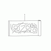 Схема узла: Ремкомплект прокладок двигателя для Suzuki GSX600 Katana