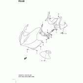 Схема вузла: Body cwl installation parts (Gs500fh p28) для Suzuki GS500