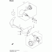 Схема вузла: Turnsignal Lamp (Vzr1800Bzl4 E28) для Suzuki VZR1800 Boulevard M109R BOSS