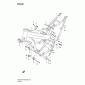 Схема узла: Рама для Suzuki RM-Z450