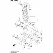 Схема узла: Рычаг прогрессии (Gsx-R1000L7 E33) для Suzuki GSX-R1000